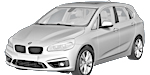 BMW F45 U1245 Fault Code